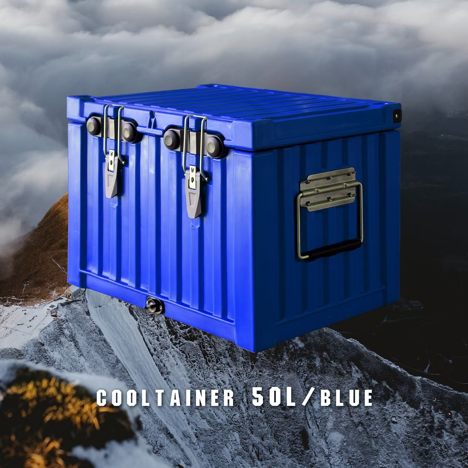ถังเก็บความเย็น FEELFREE COOLTAINER ขนาด 50L สีน้ำเงินเข้ม_1